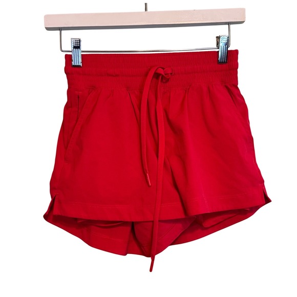 Abercrombie & Fitch Pants - YPB Womens Red motionTEK Activewear Training Athletic Running Shorts Red Size XS
